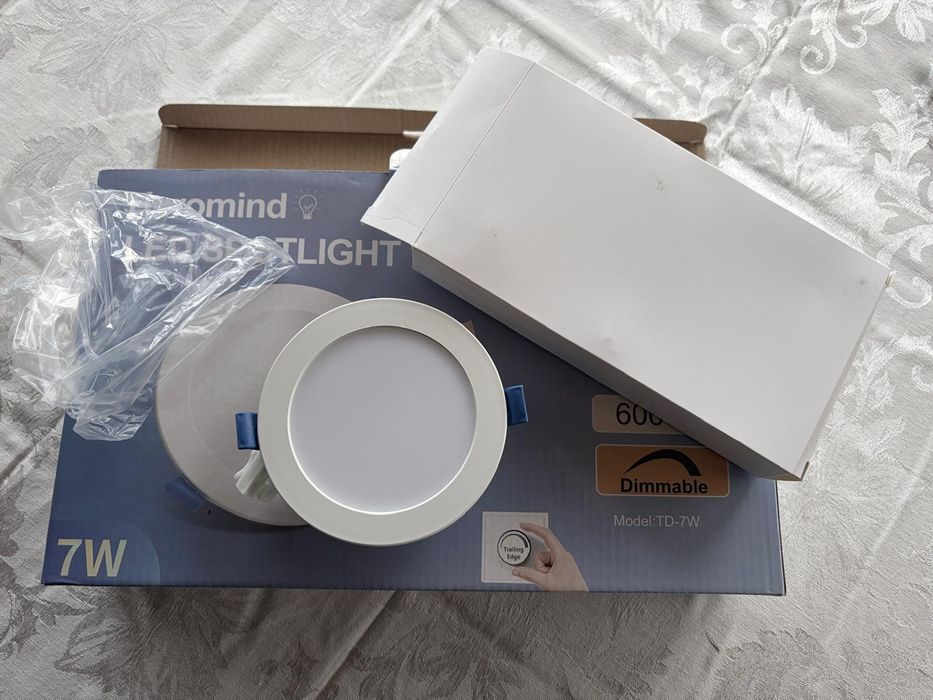Set Spoturi LED Încastrate 12x 7W – Alb