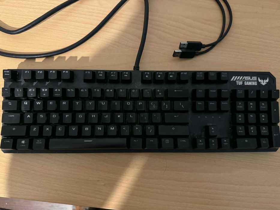 Клавиатура Gaming ASUS TUF Gaming K3, Механична, Aura Sync RGB подсветка, Черна