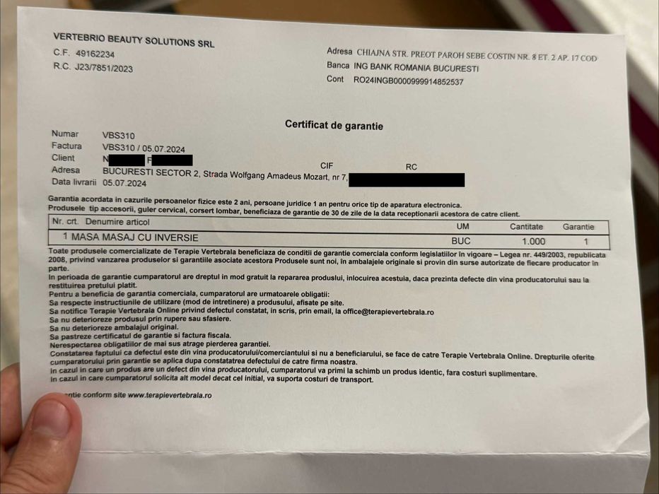 Masă de inversie / elongație – stare foarte bună – 450 lei