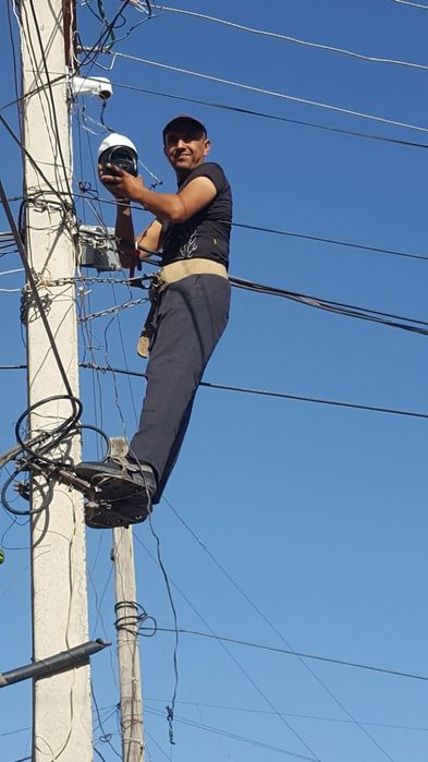 Установка камера и домофон и wifi