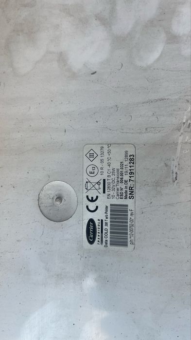 Termodiagrama data-cold  carrier 71911283