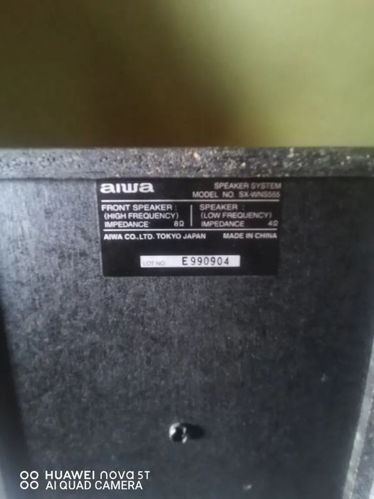 Incinte boxe aiwa.