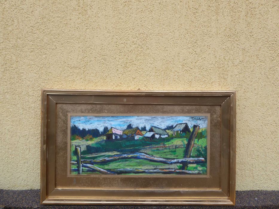 Tablou vechi romanesc