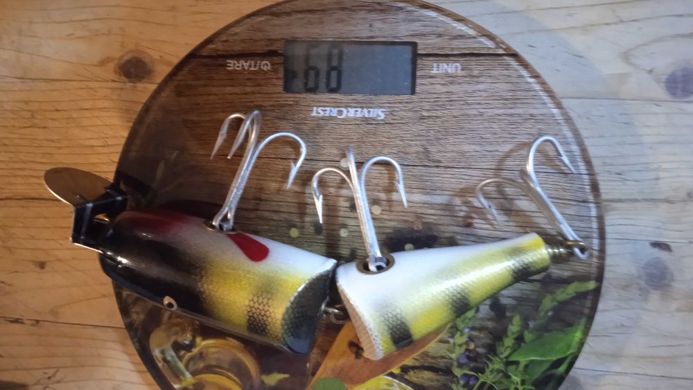 Vobler 45+ ani, neutilizat, 89g, Jointed Pikie Creek Chub 6801W