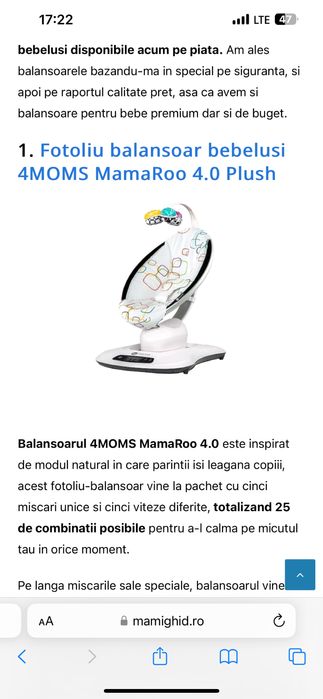 Balansoar 4 moms