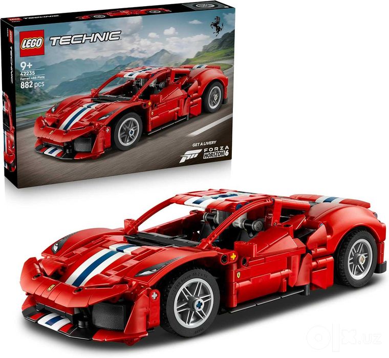 Конструктор LEGO Technic 42235 Ferrari 488 Pista auto! Оригинал LEGO!
