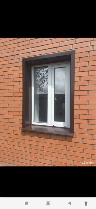 Откосы с металла