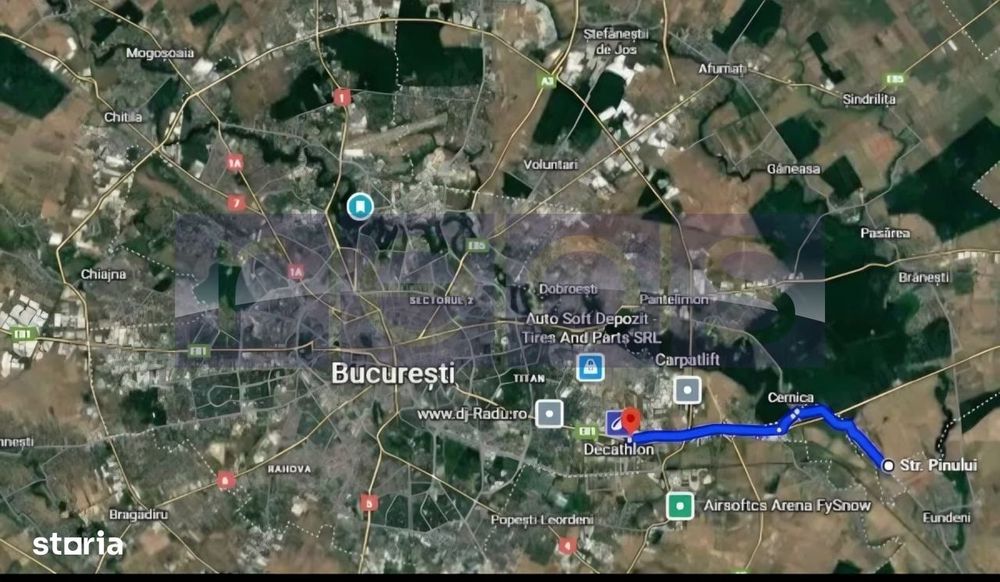 Vanzare Teren Constructii Tanganu Cernica 972 Mp