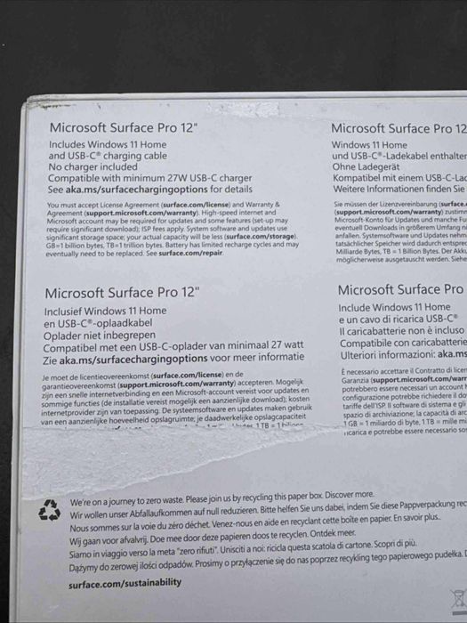 Ocazie Laptop Microsoft Surface Pro Copilot+12”, 16 GB RAM