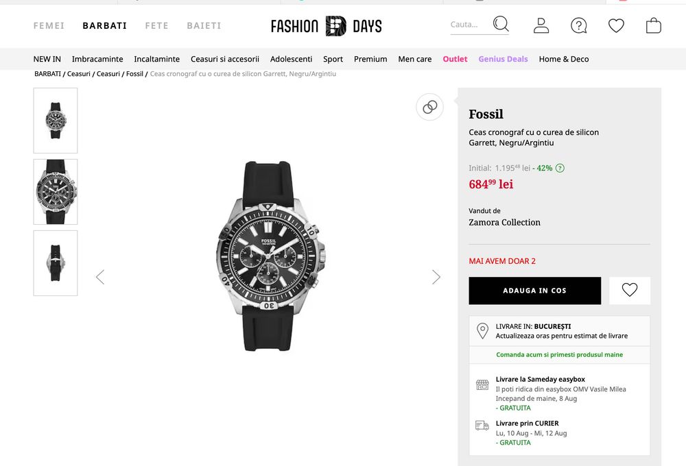Ceas Fossil CH2573