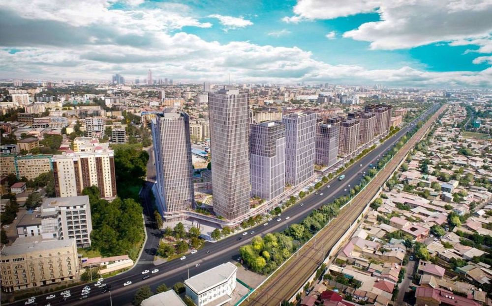 Продаётся 2ком квартира ЖК New port 14 этаж 53.17кв.м