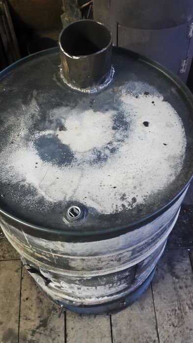 Печь.  Буржуйка.