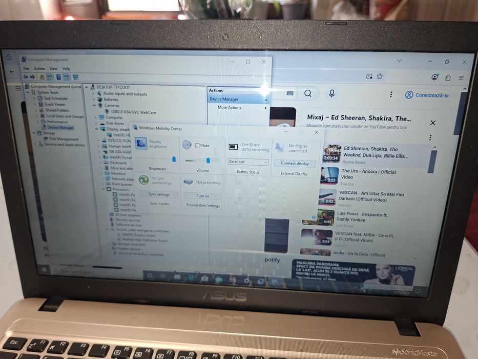 Asus x540sa, IntelQuad Core, 1.000 gb, ideal tester auto, Windows 10+ Office instalat