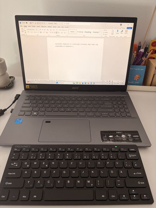 Tastatură wireless TeckNet – te ajută să nu stai cu ochii lipiți de ecran