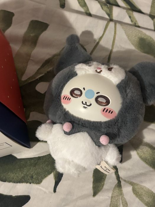 Плюшена японска anime играчка, chiikawa с колоборация hello kitty