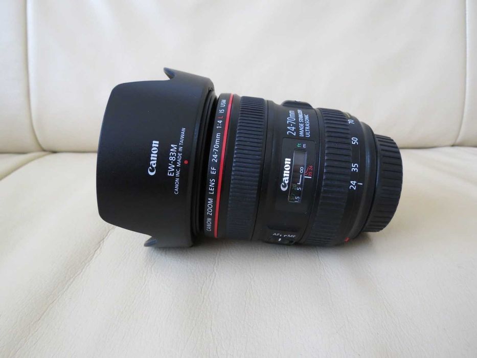 Obiectiv Canon EF 24-70mm f/4 L IS USM - Impecabil !!