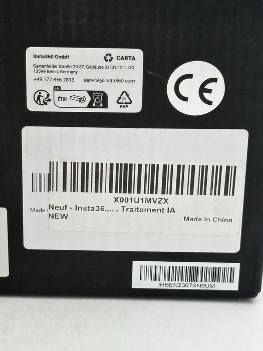 Insta360 ONE RS twin edition, bundle, kit creator, sigilat