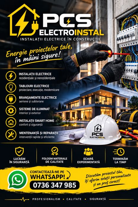 Servicii de electrica in constructii.