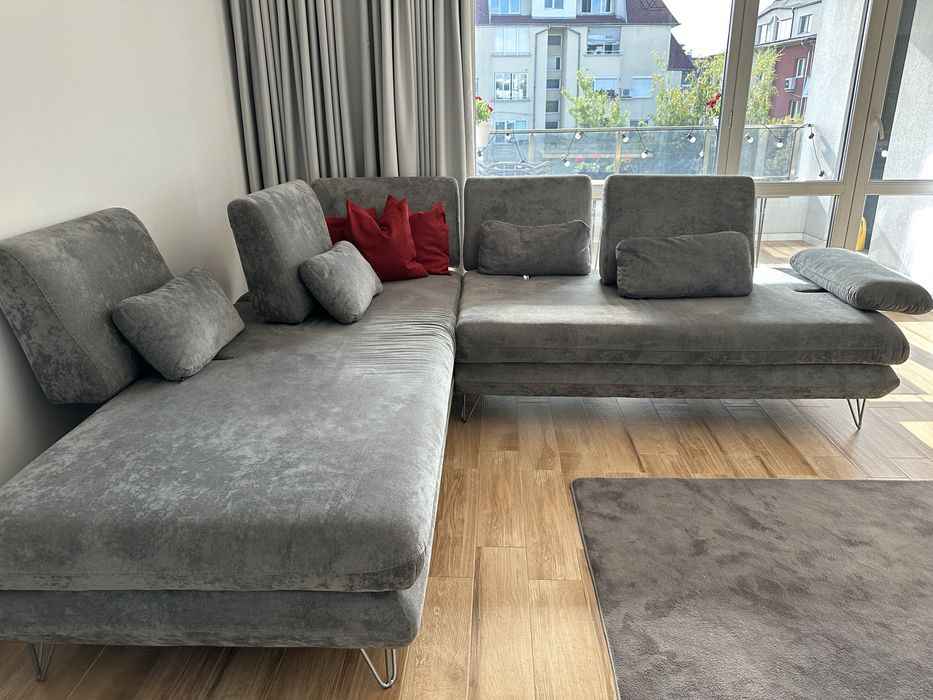 Много голям поръчков ъглов диван 2,70м х 2,20м