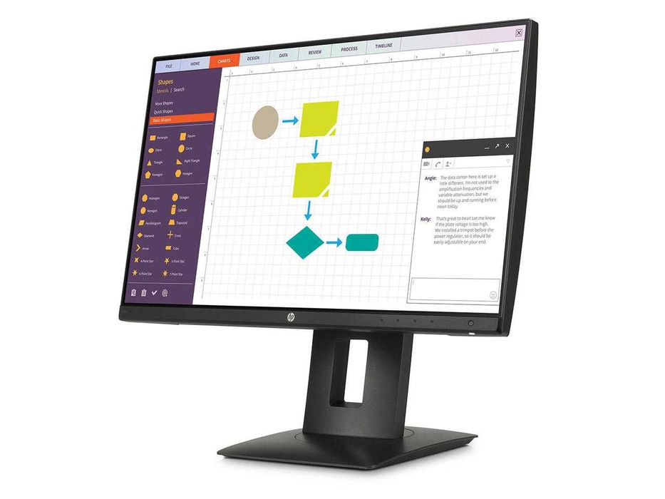 Монитор HP Z23n – А статус с 12 месеца гаранция, професионален 23 IPS