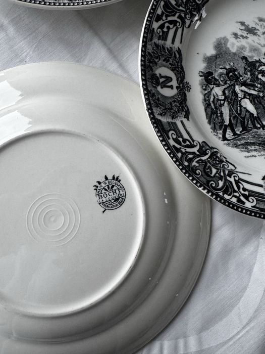 Set de 12 Farfurii Colecție Napoleon - Boch Frères La Louvière (Belgia)