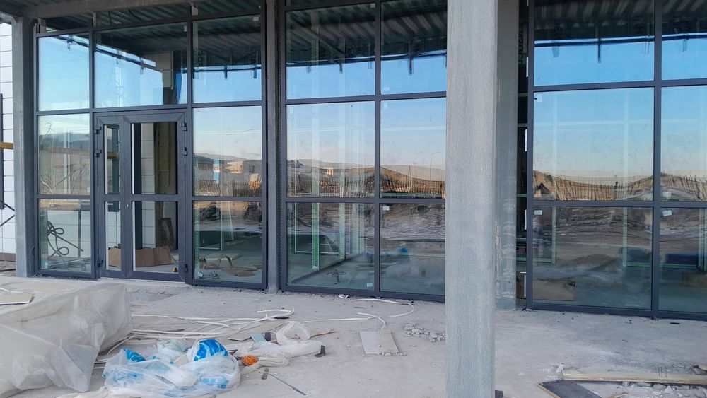 Пластиковый алюминовый окон двери витражи