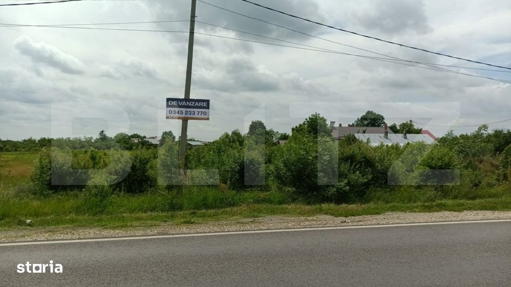Teren intravilan, vizibilitate maxima, 3.000 mp, zona Costestii Din De