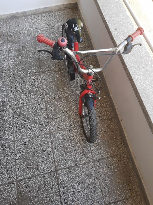 Детско колело (изцяло метално) на Спайдър мен 16 цола