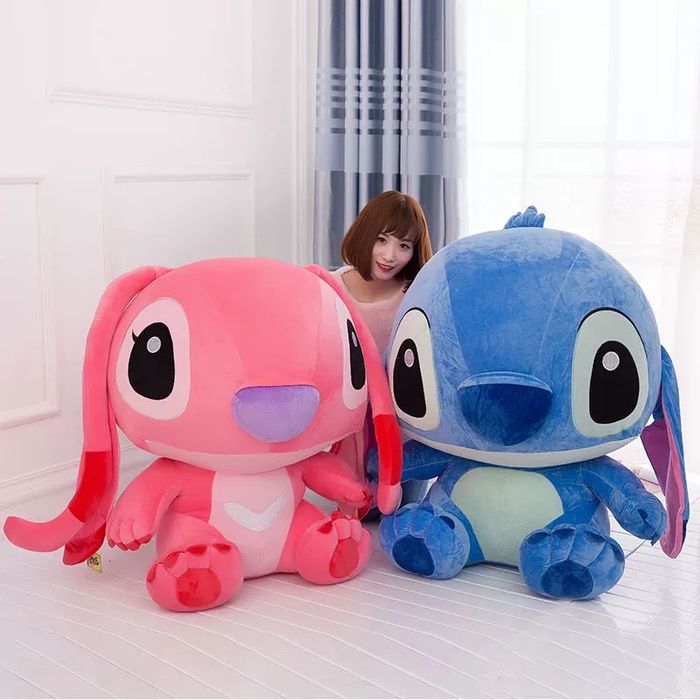 Jucarie de plus, Stitch 100 cm, albastru, NOU