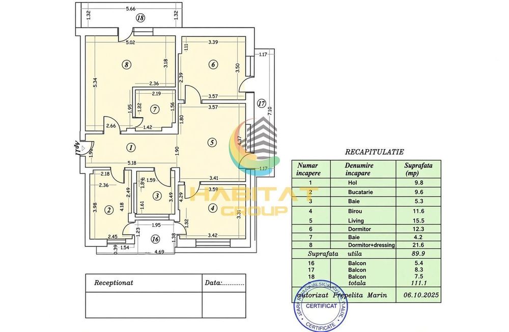 Vânzare Apartament 4 camere 111 mp - Berceni / Strada Postalionului /