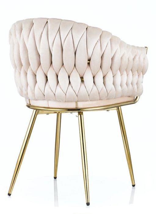 Scaun Chairo - Auriu / Crem