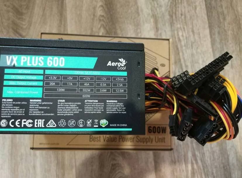 AeroCool VX Plus 600W blok pitaniya