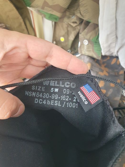 De vânzare: Bocanci originali U.S. Army WELLCO Jungle – Negri – Mărime