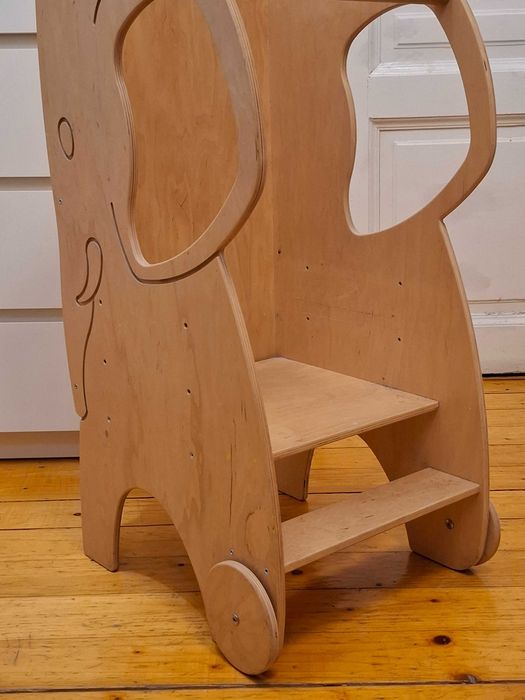 Turn de invatare din lemn model 'elefant'