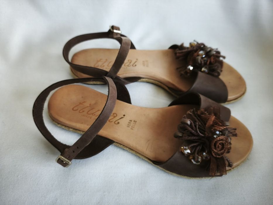 Сандали от естествена кожа, номер 38