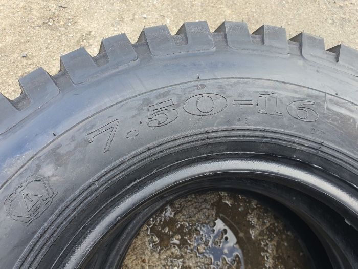 cauciucuri noi 7.50-16 12 pliuri agricole pentru remorci agricole AAGM