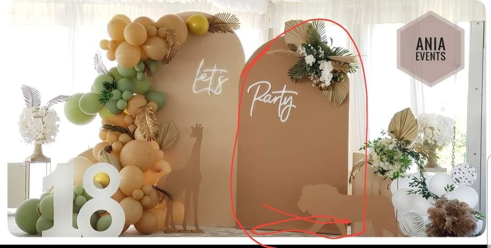 Vand set panouri asimetrice nunta decor aranjamente