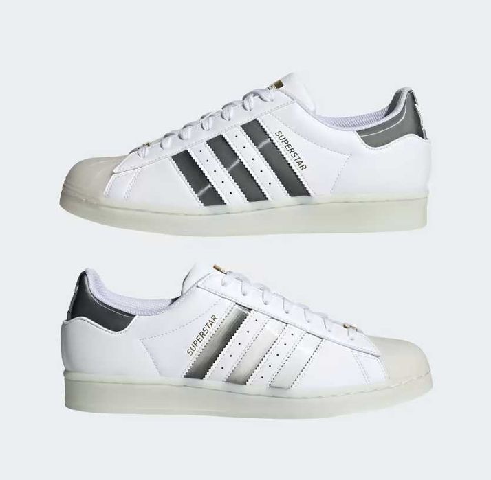 Оригинални кожени обувки ADIDAS SUPERSTAR размер  EU45 1/3