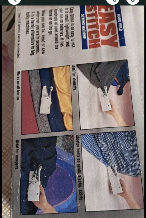 Vind mașină de cusut pe baterii