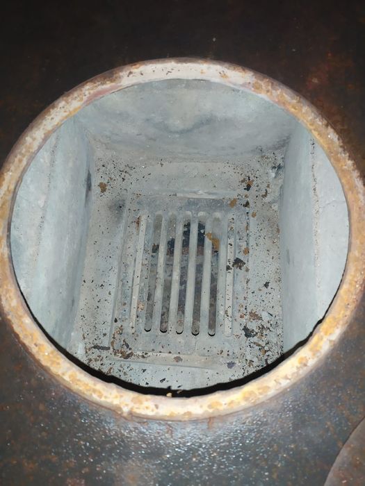 Sobă teracotă cu plită