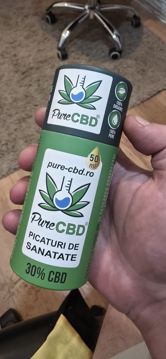 Ulei CBD de Cânepă Picături de Sanatate 50ml Full Spectrum Plus