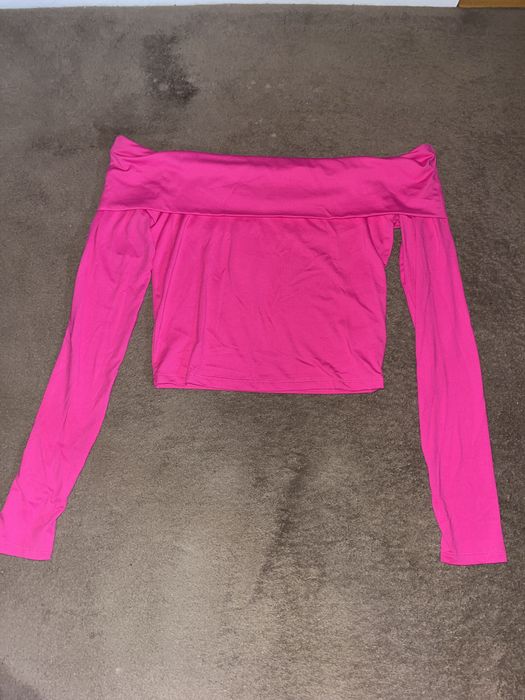 Блуза с паднали рамене Bershka