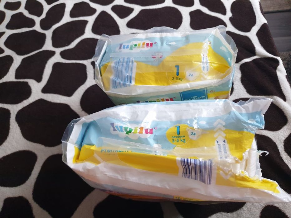 Pampersi Huggies, Lupilu și Bebelo, Nr. 1 și 2