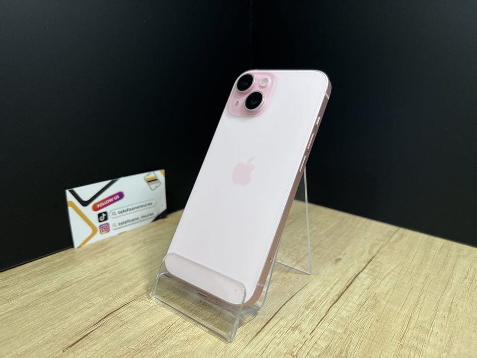 Iphone 15 128Gb Pink Second-Hand Bun 3 ani garanție, Telefoane Mures