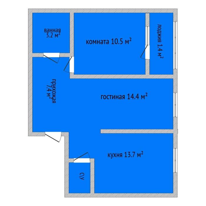 Продам 2х комнатную КСК Солнечный