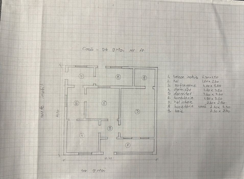 Vând casă în Buhuși, Str 9 Mai, 110 mp