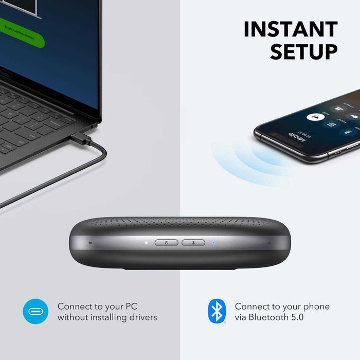 Anker PowerConf Bluetooth високоговорител за конферентни разговори