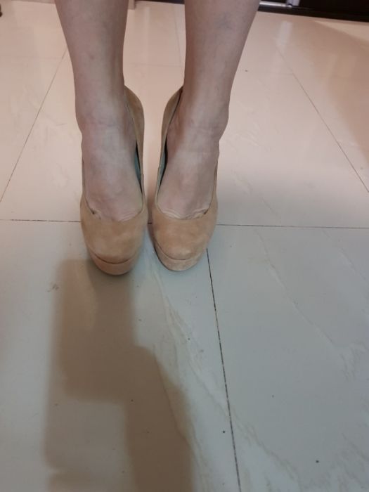 Pantofi piele intoarsa
