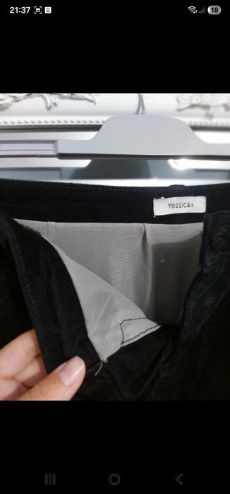 Fustă neagră damă 44-XL