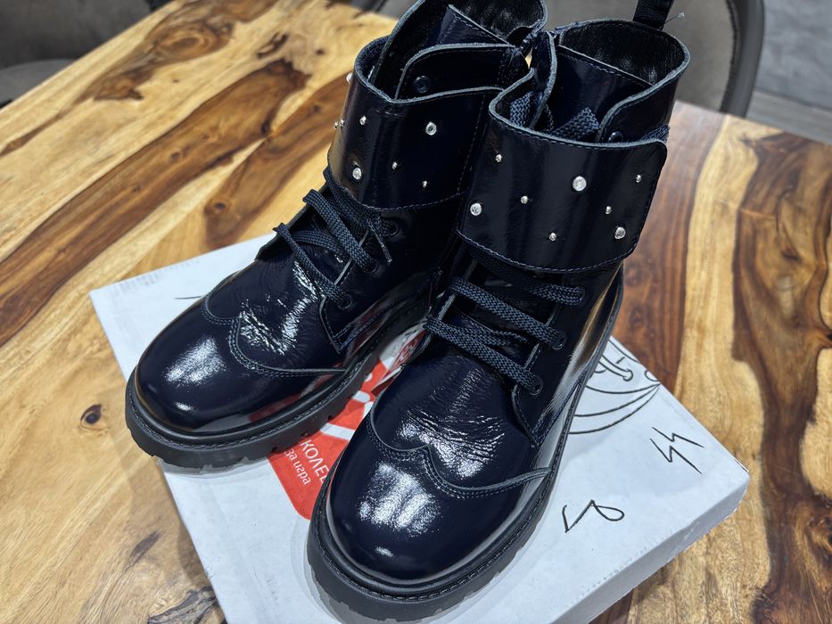 Боти от естествена кожа, 36 н, Колев и Колев